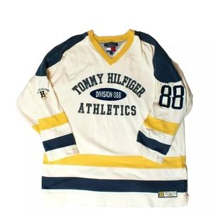 Vintage 90s Tommy Hilfiger Athletics Hockey Jersey